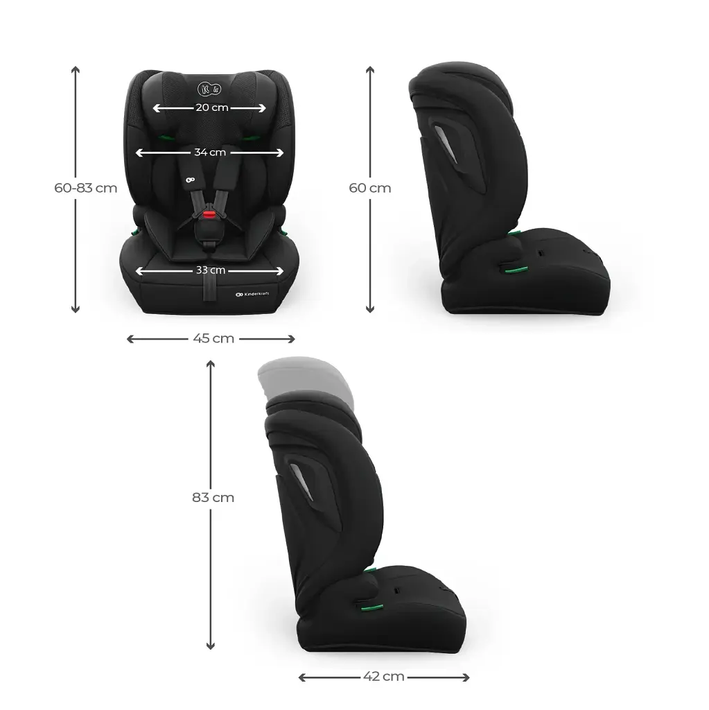 Автокрісло Kinderkraft Comfort Up 2 Plus i-Size Black (KCCOUP02BLKPL00) - фото 8