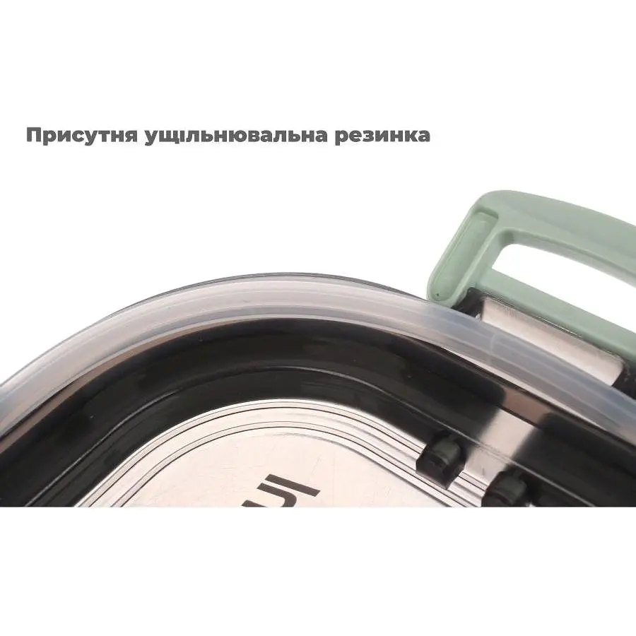 Ланч-бокс Laprida с вилкой и ложкой 1200 мл зеленый (64-21-1660) - фото 3