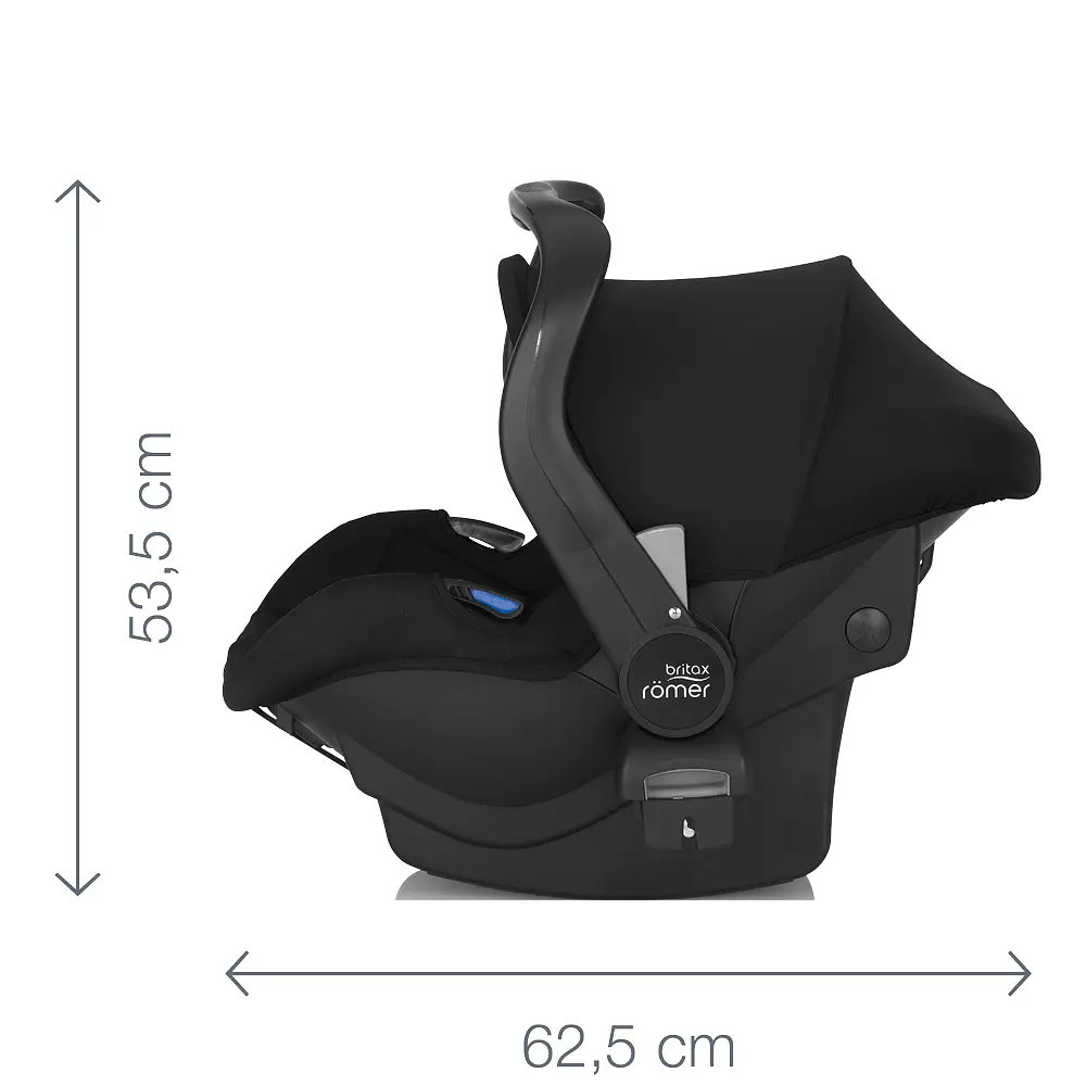 Автокрісло Britax Romer Primo Black Shadow, чорне (2000036219) - фото 6
