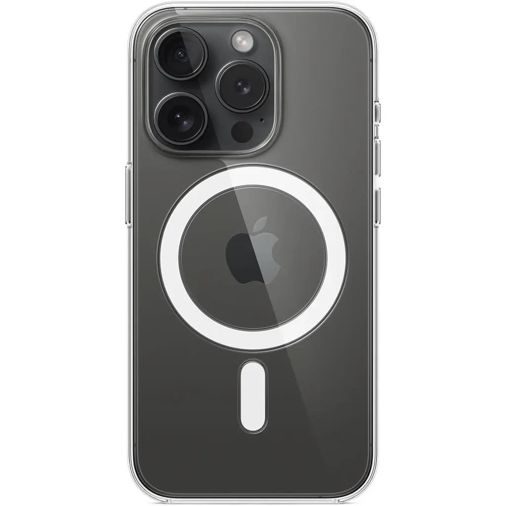 Чохол Clear Case with MagSafe для Apple iPhone 15 Pro Transparent AA [92694] - фото 2