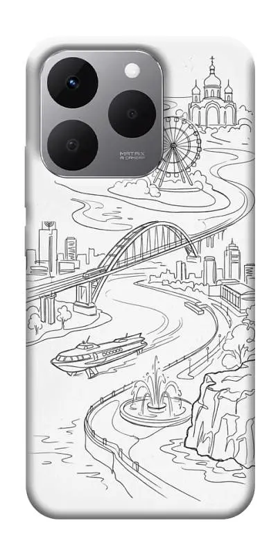 TPU чохол Demsky Dnipro spirit для Realme 15T