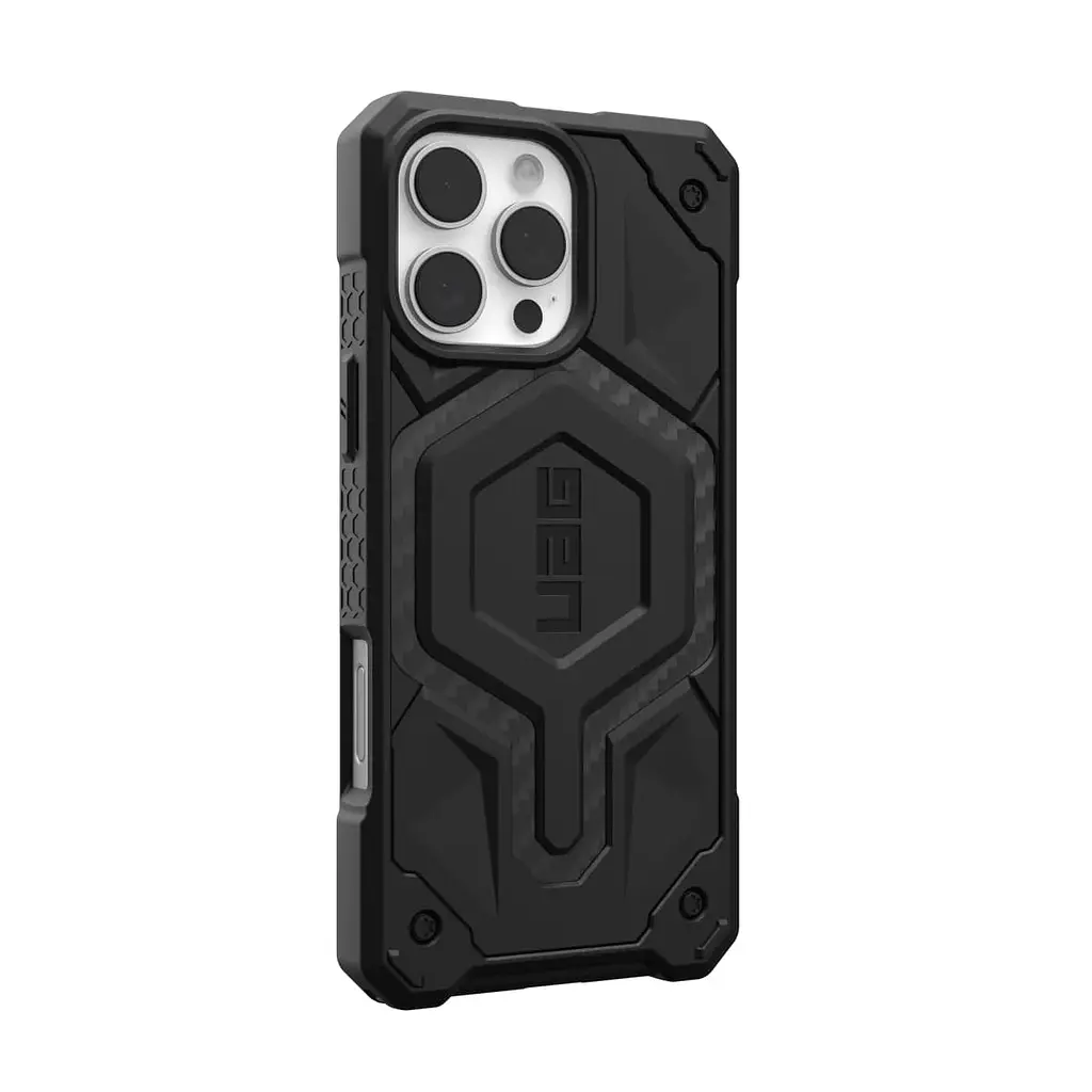 Чехол UAG для iPhone 16 Pro Max, Monarch Pro Magsafe, Carbon Fiber teh0019489 - фото 4