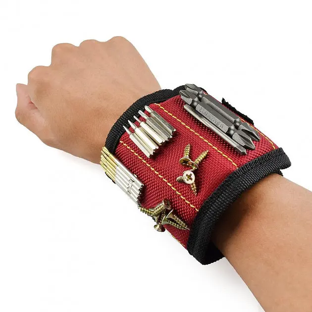 Магнітний браслет для інструментів кріплення свердл UKC Magnetic Wristband - фото 4