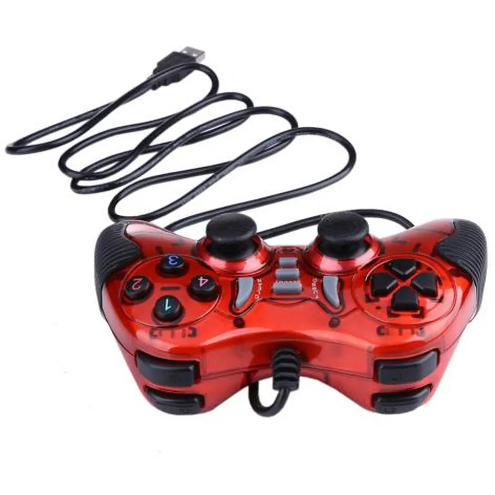 Геймпад джойстик Voltronic DualShock U-900 USB 2.0 red (3327) - фото 5