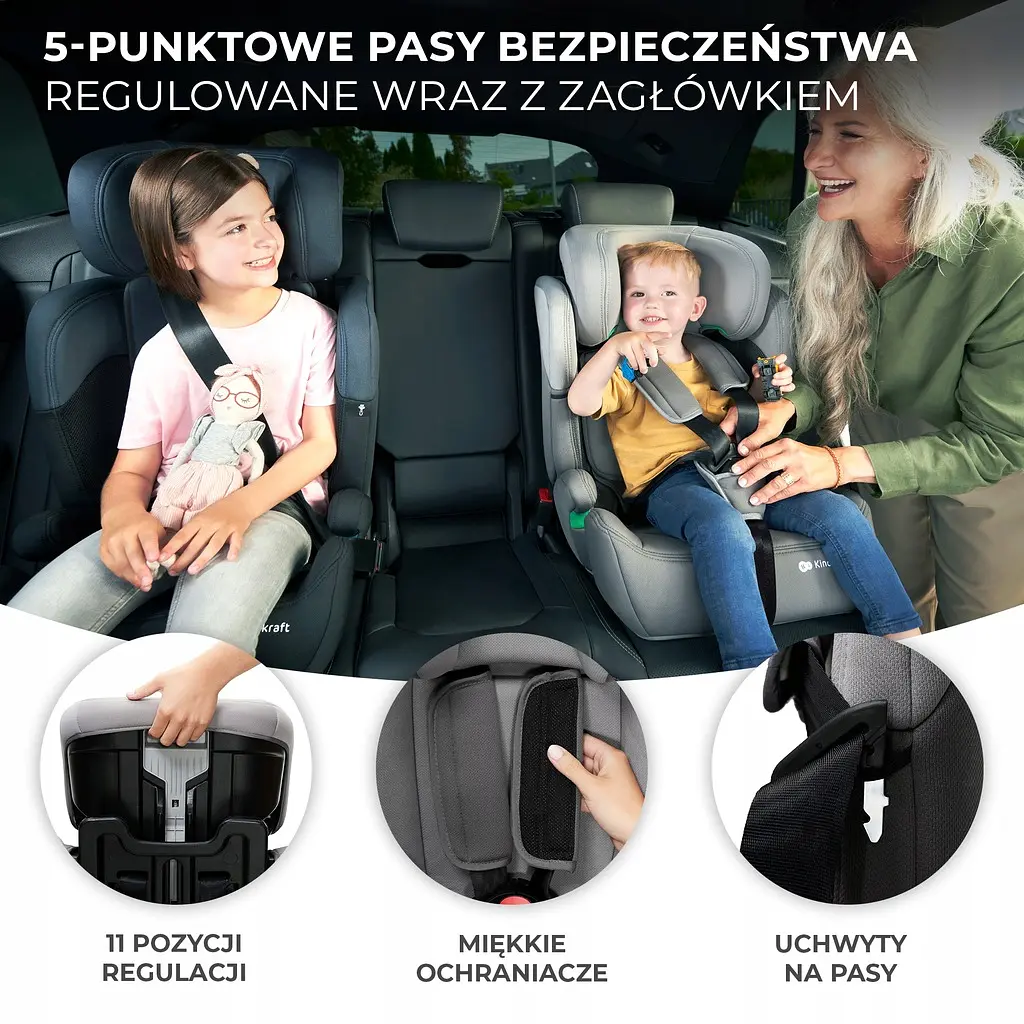 Автокрісло Kinderkraft Comfort Up i-Size Green (4660) - фото 8