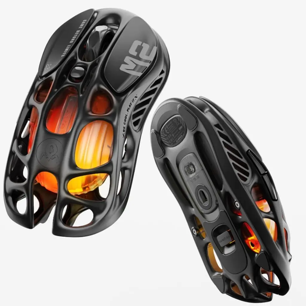 Бездротова миша GravaStar Mercury M2, BT/WL/USB-A, RGB, чорний (GRAVASTARM2_BLK) - фото 5