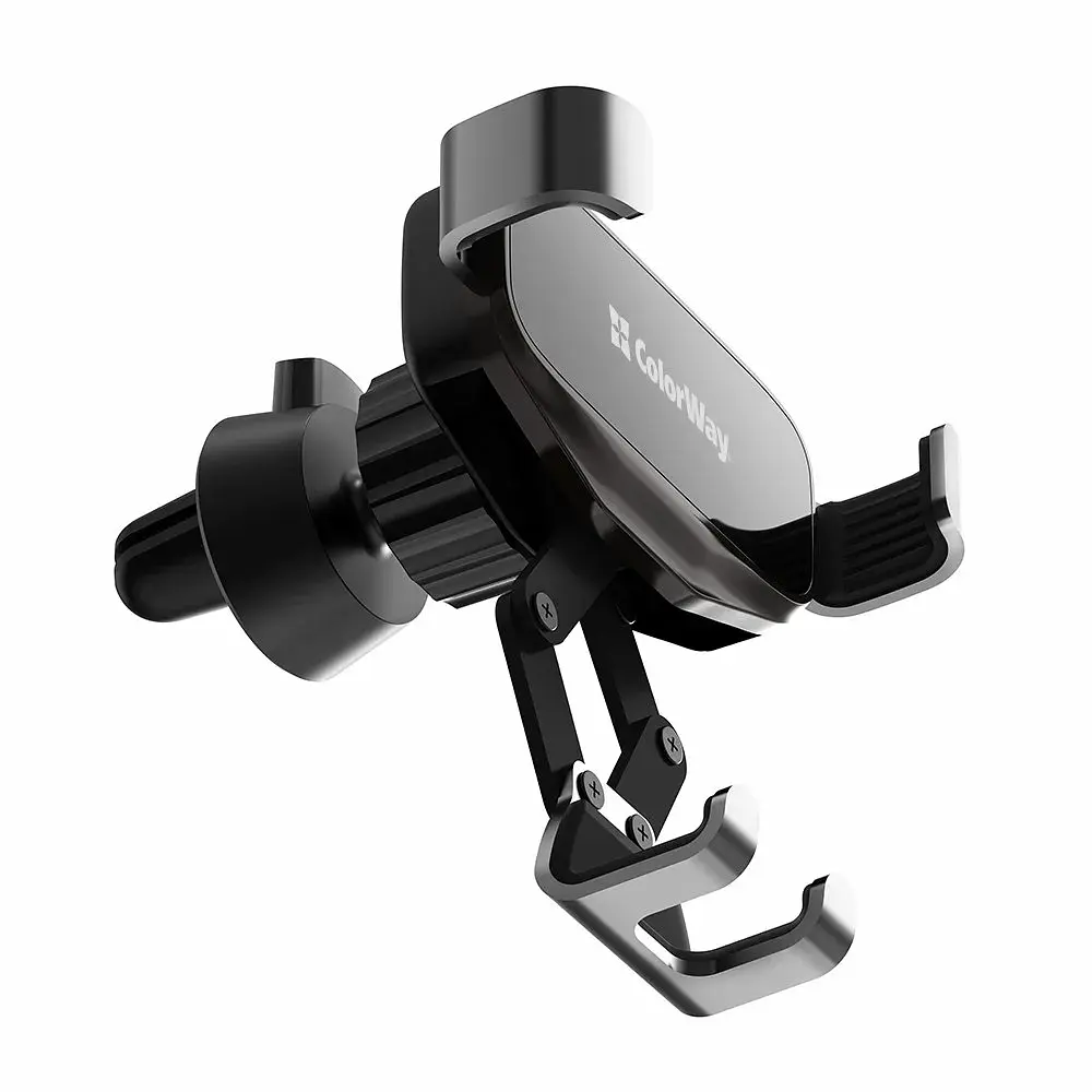 Універсальний автотримач ColorWay Gravity Mechanical Car Mount Black (CW-CHG18-BK) - фото 5