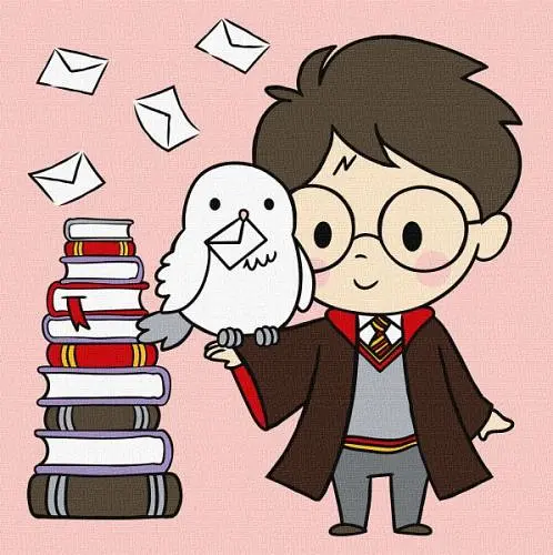 Картина за номерами "Harry Potter: Гаррі та листи" Warner Bros.