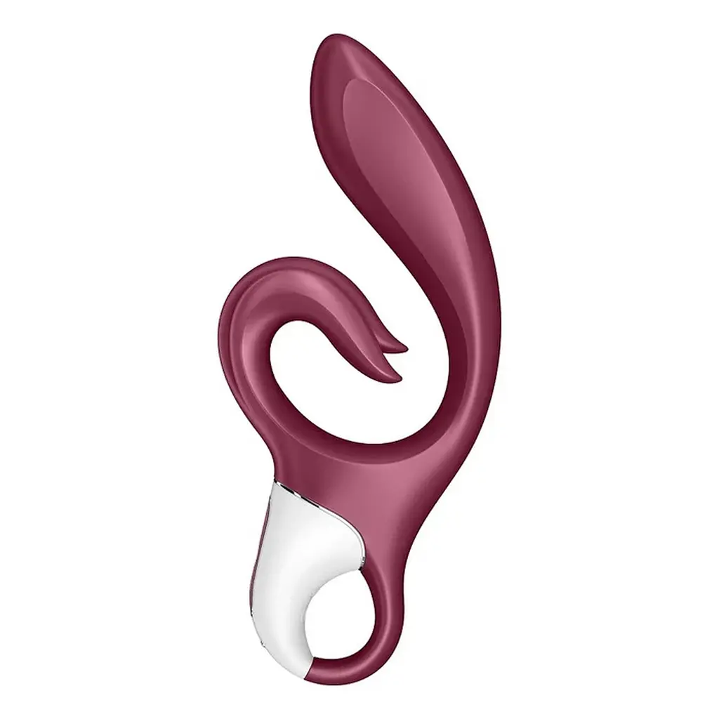Вібратор-кролик Satisfyer Love Me 22 см бордовий - фото 10