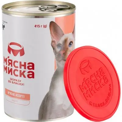 Паштет для кошек Мясная Миска ассорти 415 г (4820255190273) - фото 3