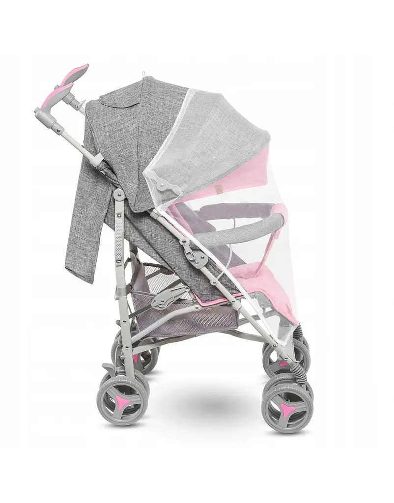 Прогулочная коляска Lionelo Irma Pink, серая с розовым (LO-IRMA PINK) - фото 3