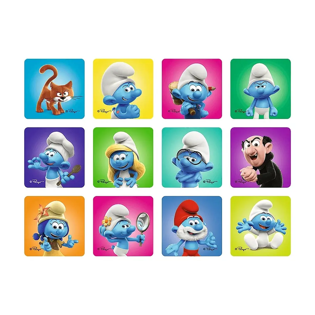 Пазл Trefl The Smurfs Смурфикам весело 2 in 1+memos (5900511936568) - фото 4