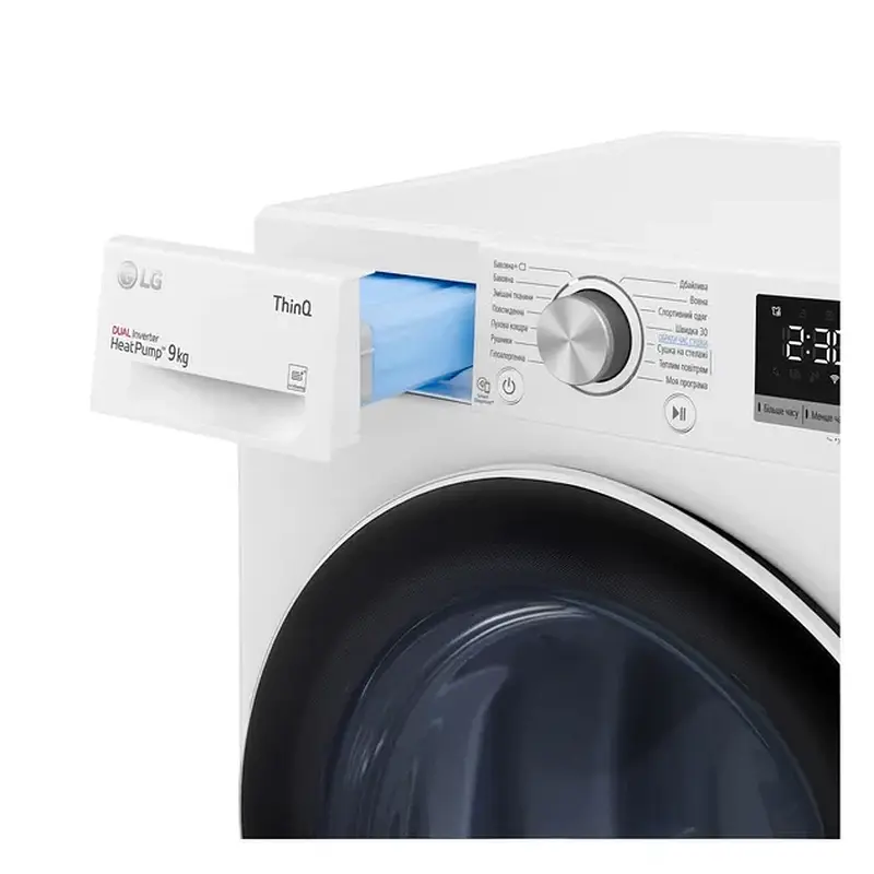 Сушильна машина LG DC90V5V0W - фото 4
