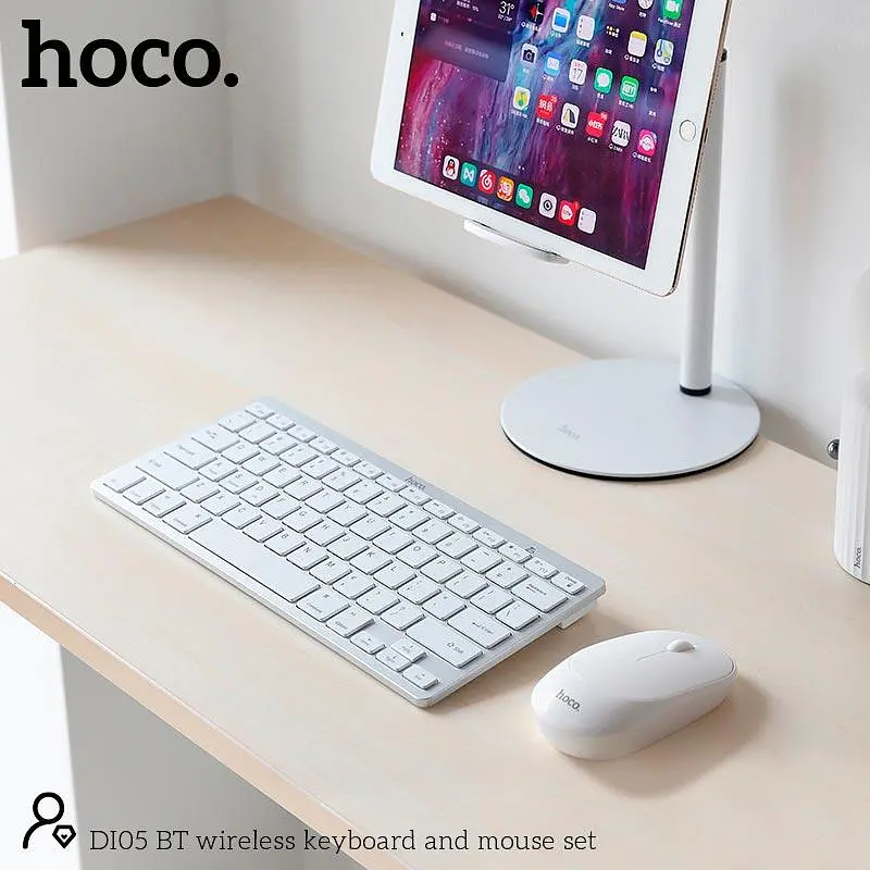 Набор Мышь и клавиатура HOCO BT wireless keyboard and mouse set DI05 (Ukr/Ru/En) - фото 9