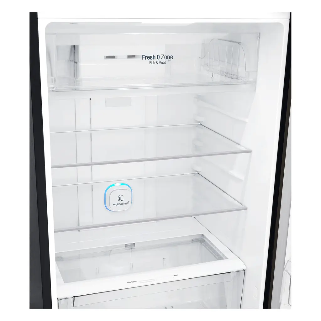 Холодильник із верхньою морозильною камерою LG GC-H502HBHZ чорний (GC-H502HBHZ) - фото 9