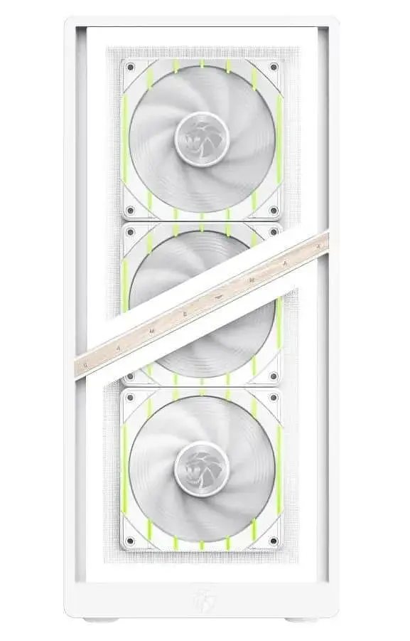 Корпус GameMax Aeris 330 G Tempered Glass без БЖ White (AERIS 330 GW) - фото 6