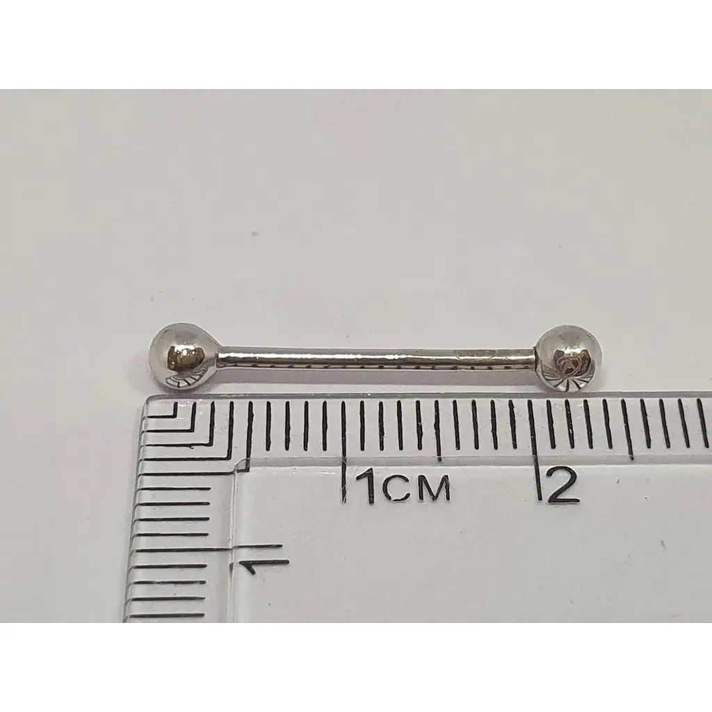 Серебряная серьга для пирсинга Dear универсальная. 7004С - фото 2