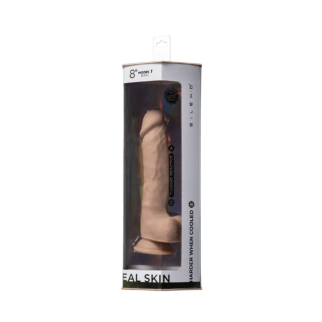 Фалоімітатор SilexD Real Skin Model 1 Size 8, 20.3 см - фото 8