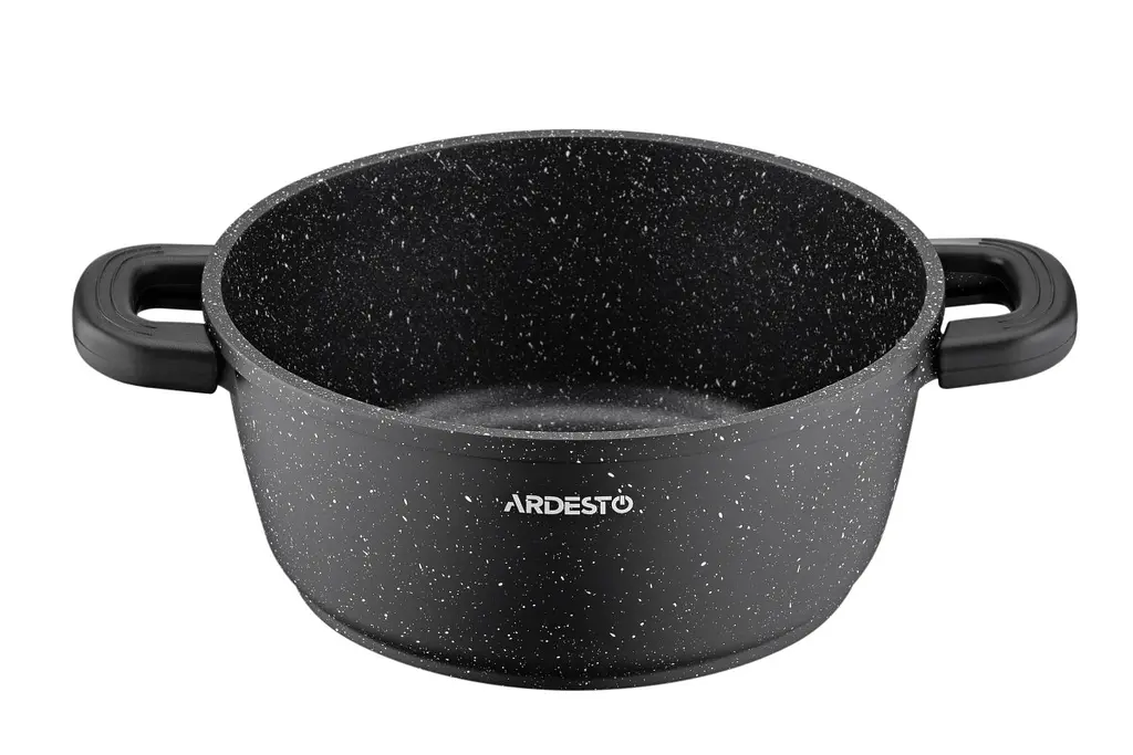 Каструля з кришкою Ardesto Anzio AR2424GE 24 см 4.4 л чорна - фото 6