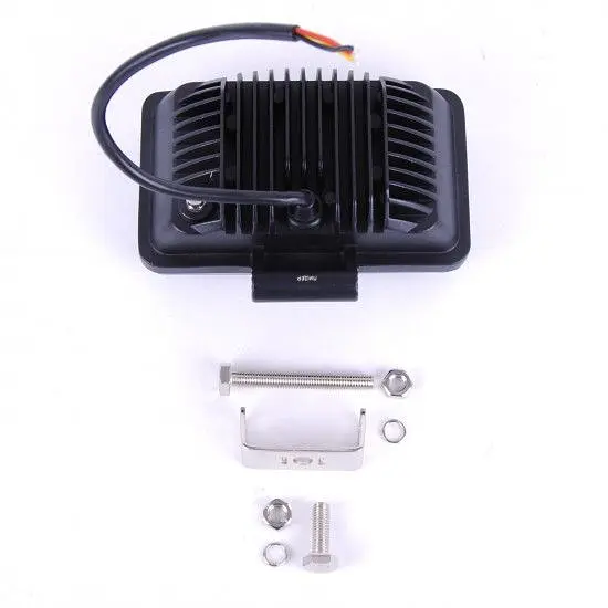 Світлодіодна додаткова LED фара Квадрат 150x90x65 mm / Лінза з ДХО / 60W / 15W x 4 / 10-30V 1 шт. - фото 2