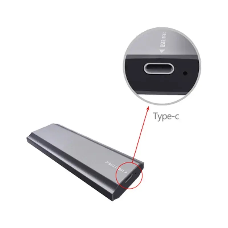 Кишеня зовнішня Dynamode M.2 SSD NVMe/SATA combo USB3.2 GEN2 USB-C (DM-CAD-SSD05) - фото 3
