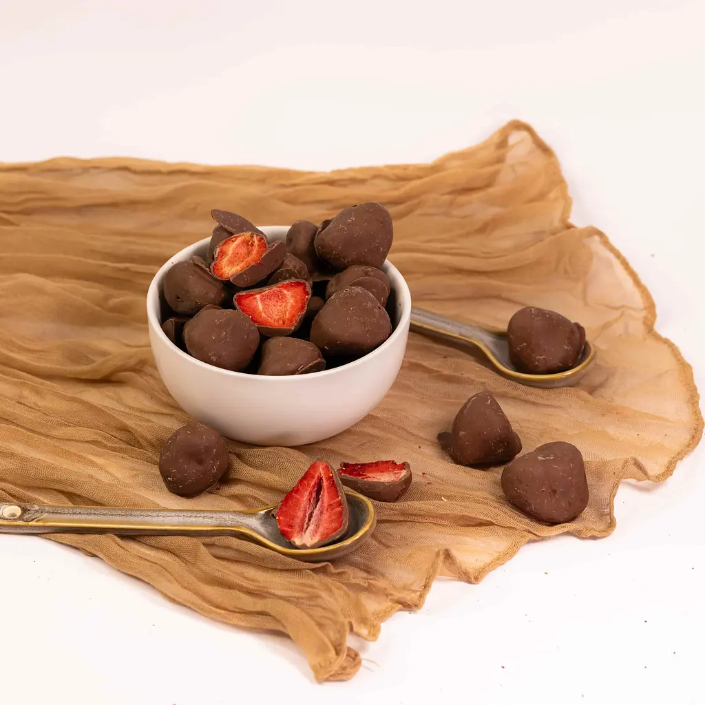 Сублимированная клубника в молочном шоколаде, 50г - фото 4