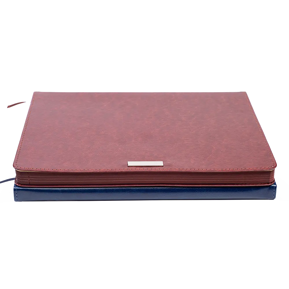 Щоденник недатований Buromax Salerno L2U А4 штучна шкіра 336 сторінок коричневий (BM.20990-25) - фото 9