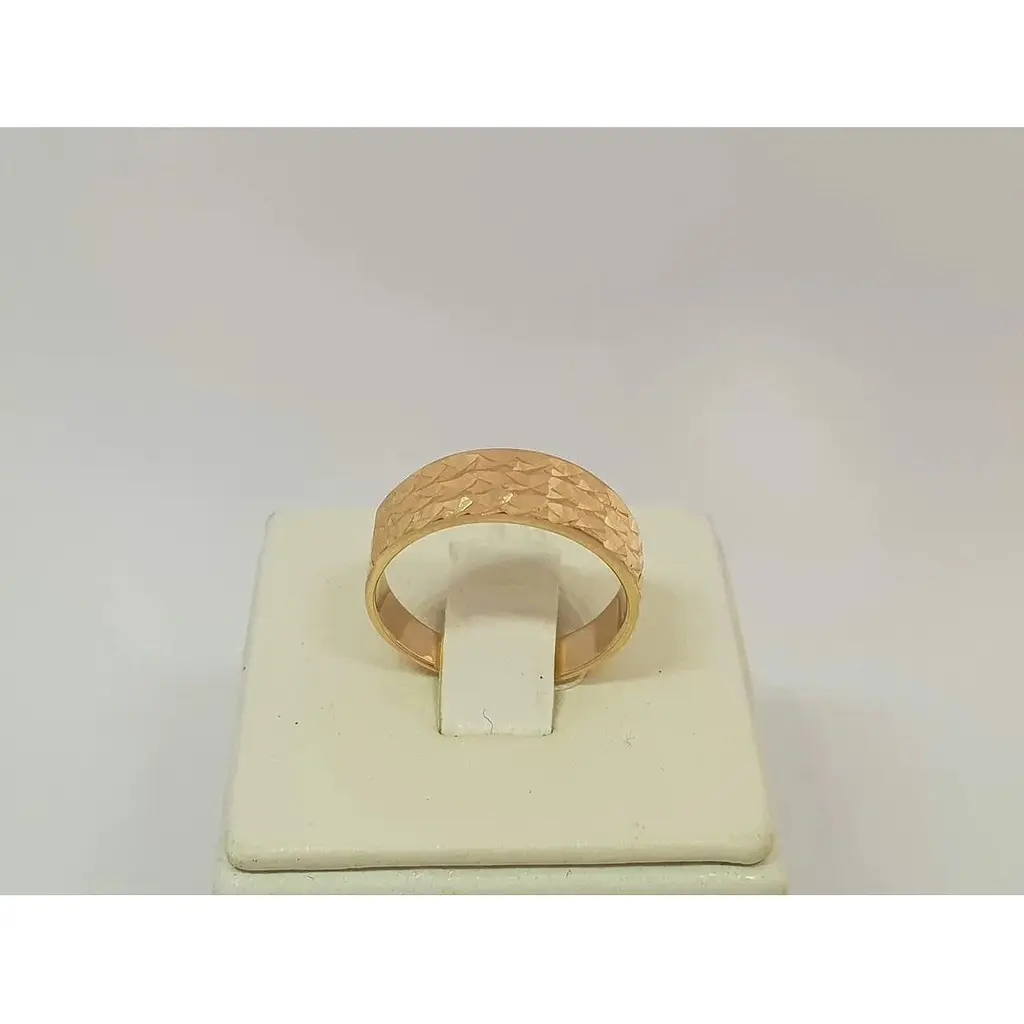 Золоте кільце Імперія золота з гравіюванням. КБ638(А)И 18,5 - фото 3