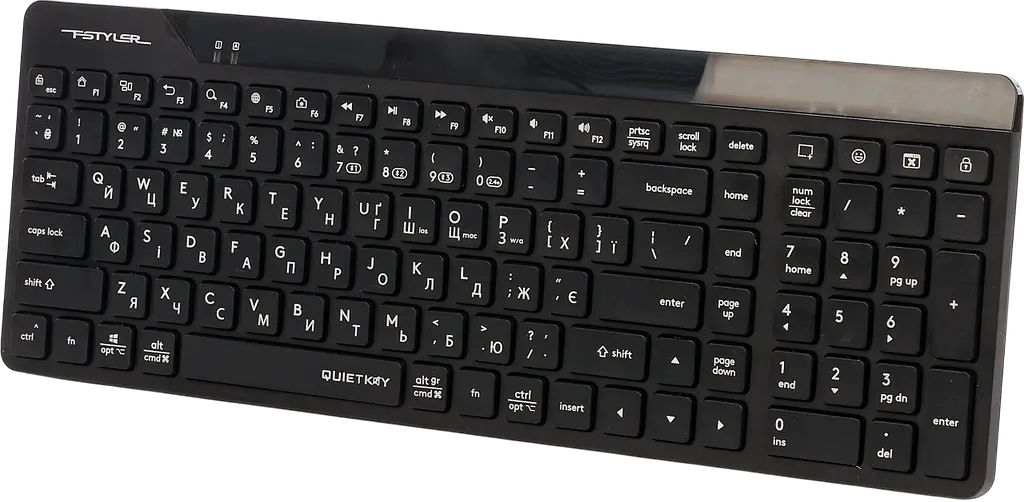 Клавіатура бездротова A4Tech FBK23 AS Black - фото 2