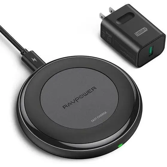 Быстрое беспроводное зарядное устройство RAVPower 10W Fast Wireless Charger RP-PC070 - фото 2