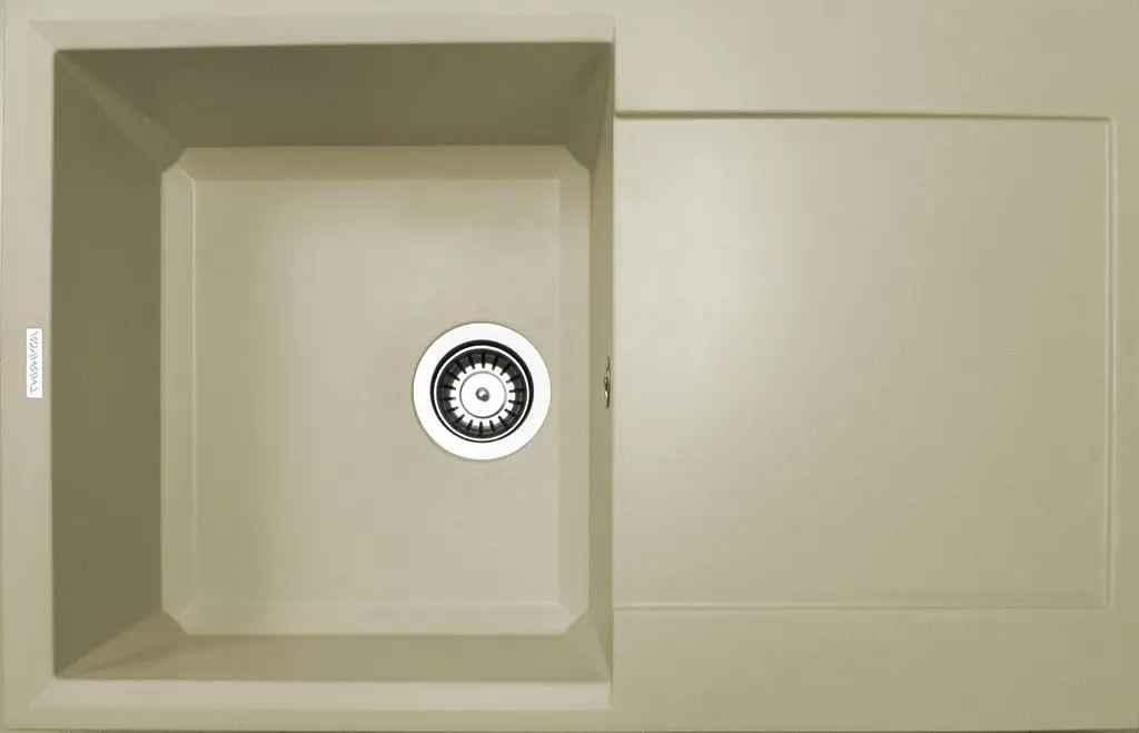 Кухонна мийка Adamant HORIZON ivory 780x495x230 мм, з крилом 78 см - фото 3