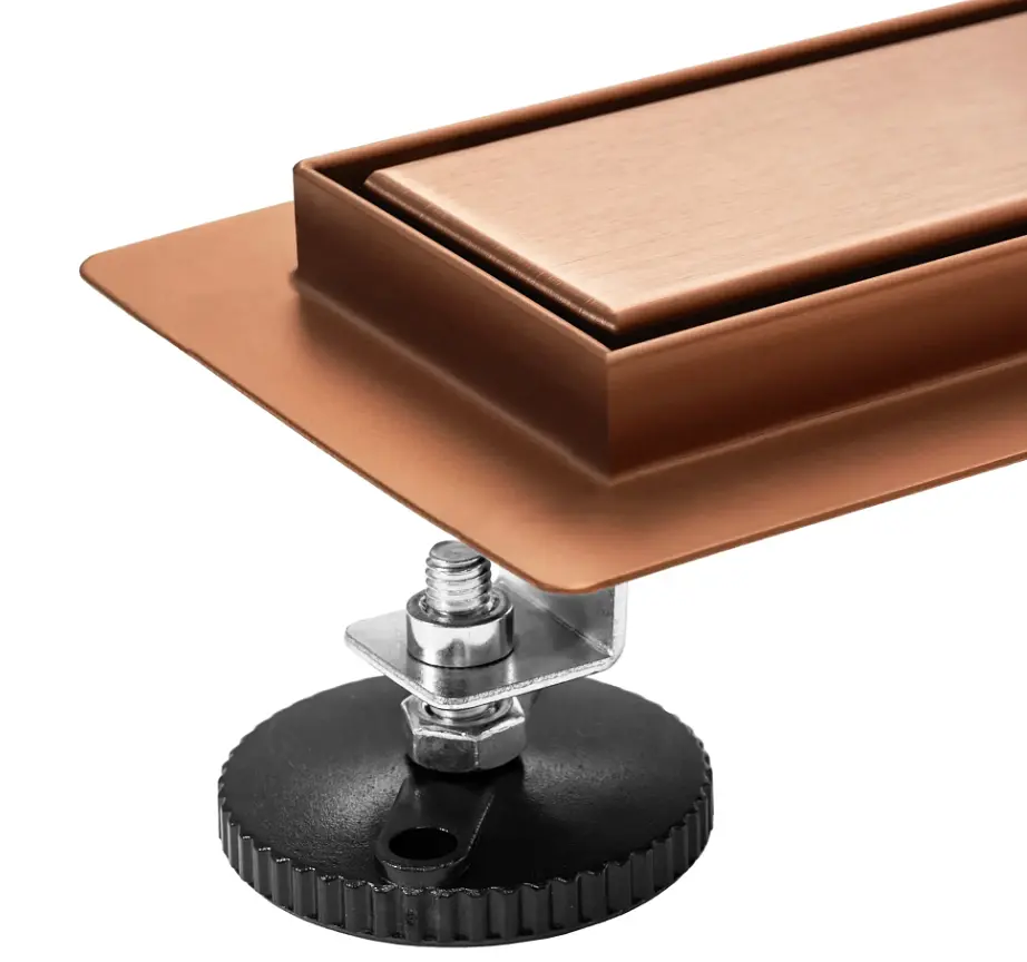 Душовий канал Rea Neox 90 Pro із сухим затвором brushed copper REA-G4803 - фото 4