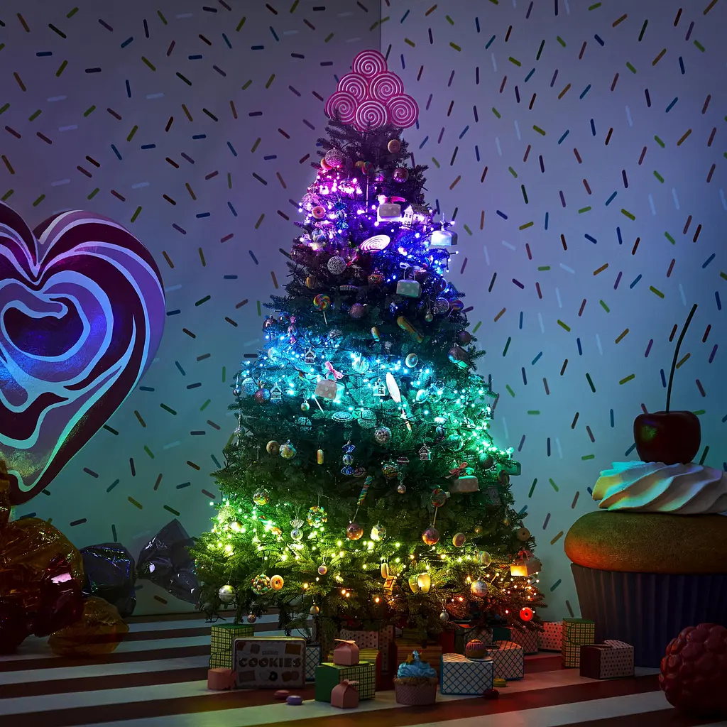 Twinkly Гірлянда Smart LED Twinkly Dots Lights RGB 200 IP44 10м кабель прозорий - фото 10