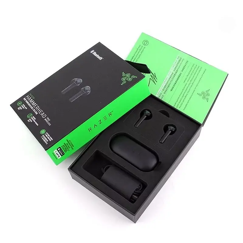 Бездротові навушники Bluetooth Razer Hammerhead True WL Mic з кейсом (Black) - фото 5