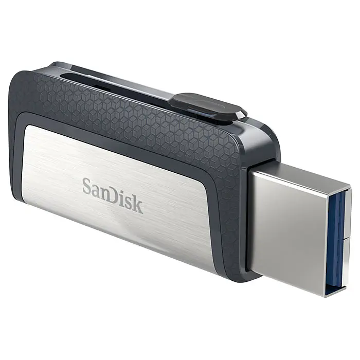 Флеш-накопичувач Sandisk USB 3.1 Ultra Dual Type-C 64Gb (150 Mb/s) (SDDDC2-064G-G46) - фото 3