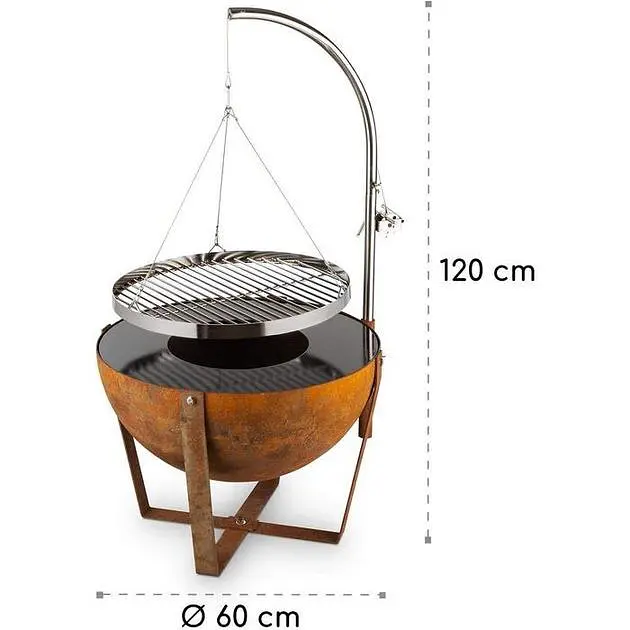 Мангал барбекю гриль Blumfeldt Fire Globe (10035510) - фото 2