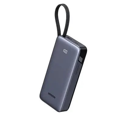 Батарея универсальная Ugreen 20000mAh 45W with Built-in Cable (PB536 55988B) (PB536 55988B) - фото 2
