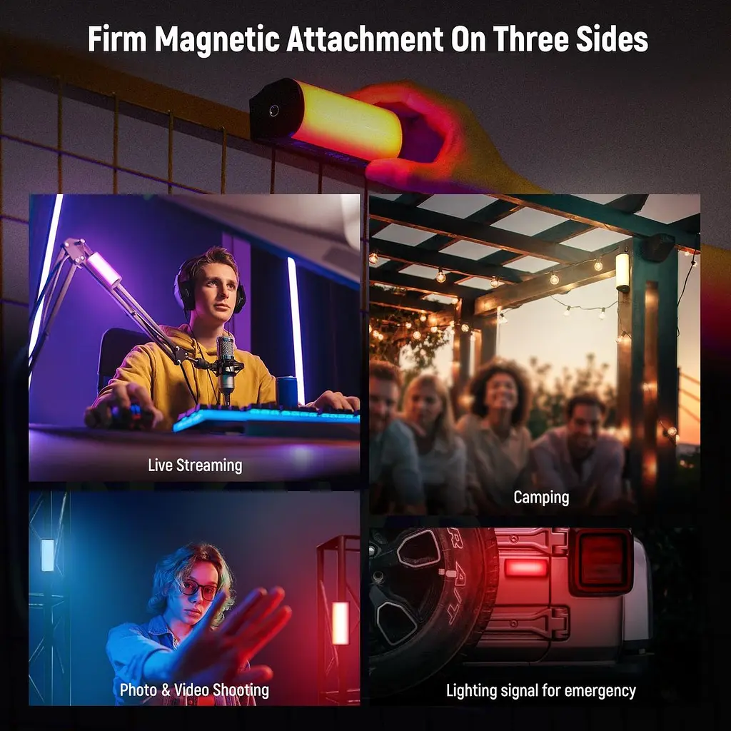 Магнітна ручна світлова паличка NEEWER TL96 RGB - фото 3