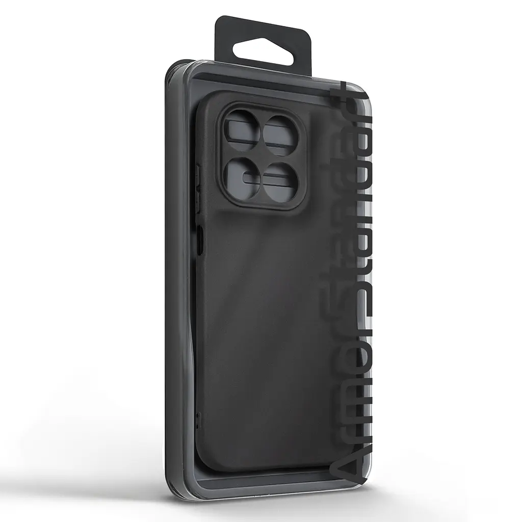 Чехол-накладка для смартфона Motorola G77 5G противоударный, силиконовый, термополиуретановый (ТПУ), с защитой камеры и корпуса, черный, защита всего корпуса, ArmorStandart (ARM91025) - фото 5