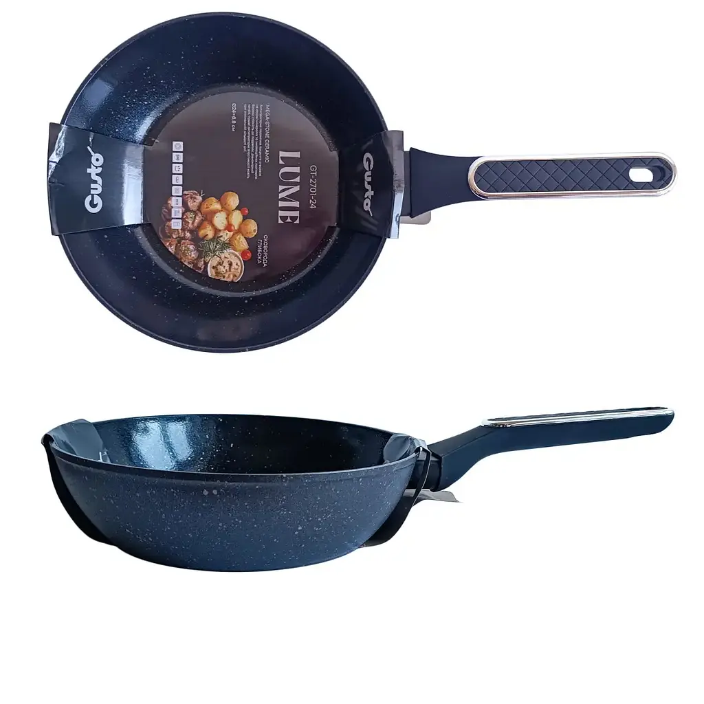 Сковорода глибока Gusto Lume GT-2701-24, 24 х 6.8 см (155461) - фото 2