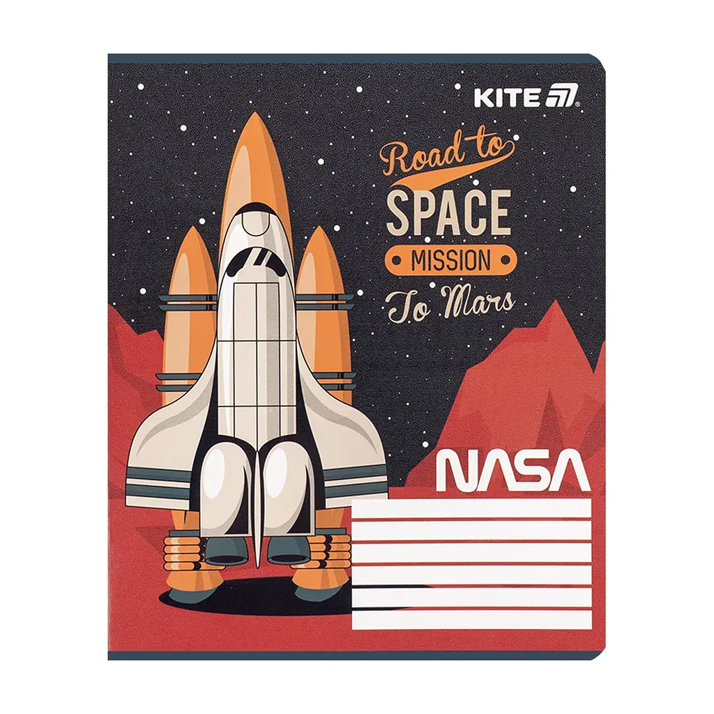 Зошит Kite NASA, 12 аркушів, клітинка (NS25-232), в асортименті - фото 5