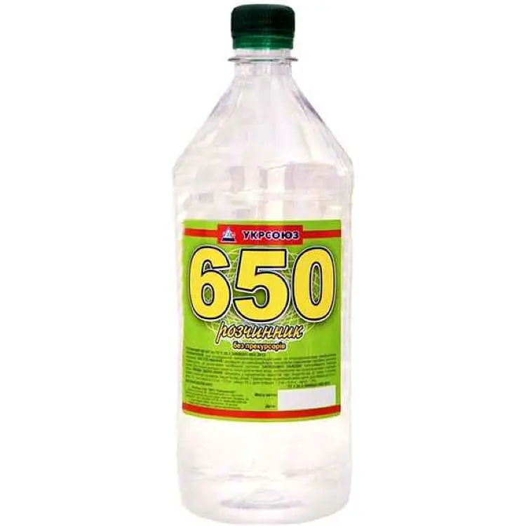 Розчинник 650 УКРСОЮЗ 1л 0,75кг б/п