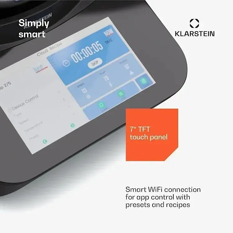 Кухонний комбайн Klarstein Aria Grande 18 програм (10045493) - фото 2