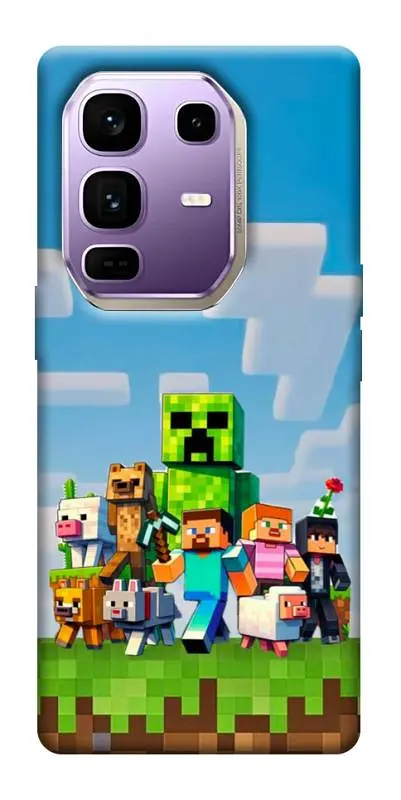 TPU чехол Demsky Block Adventure для Infinix Note 50 Pro+