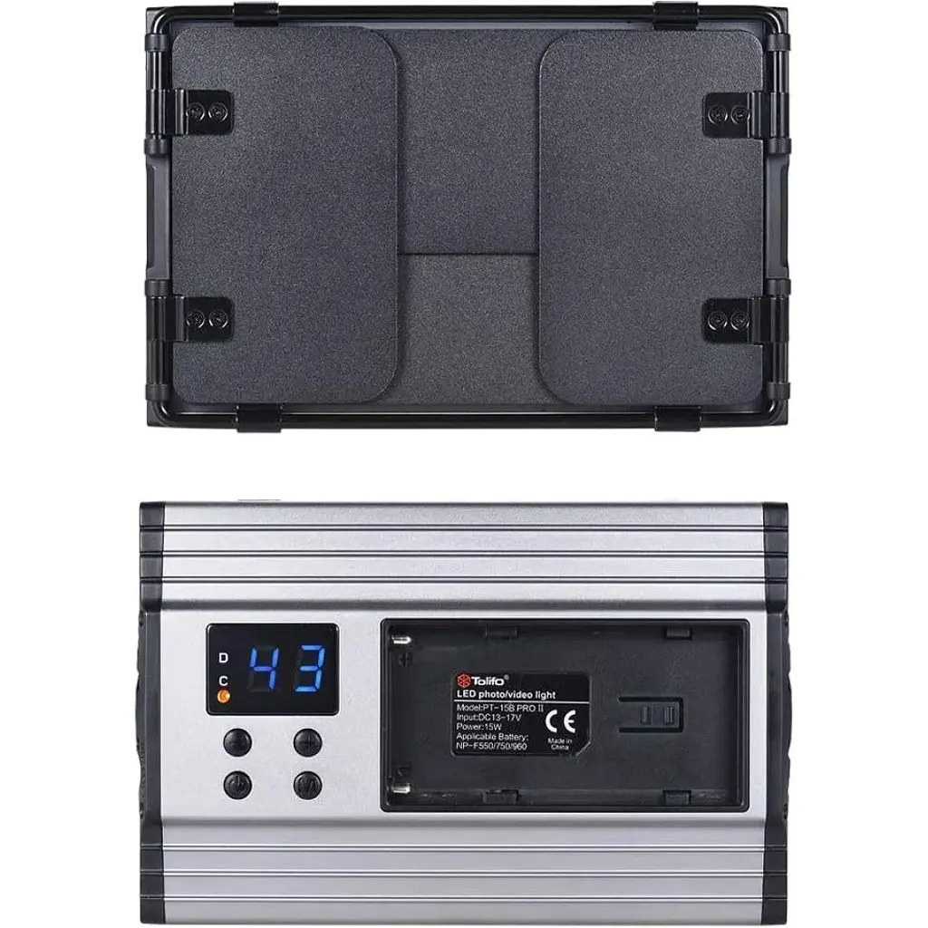 Накамерне світло Tolifo PT-15B Pro II 15W color 3200-5600K [110707] - фото 6