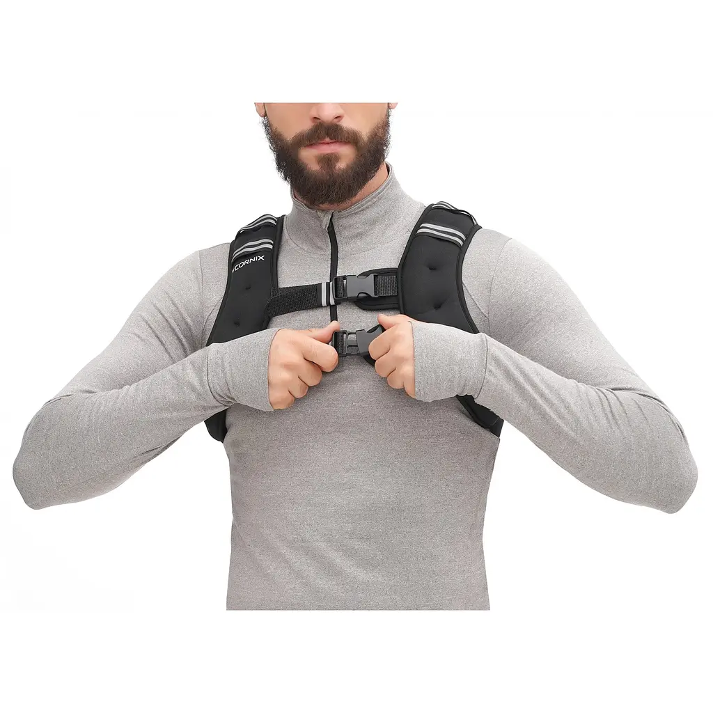 Жилет-обтяжувач для тренувань Cornix Weight Vest 5 кг XR-0343 Black - фото 2