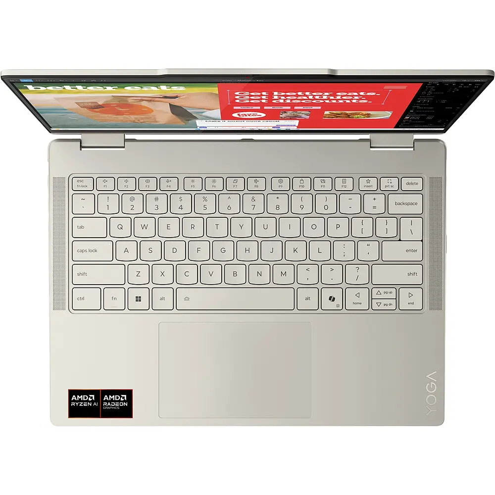 Ноутбук 2 in 1 LENOVO Yoga 7 14AKP10, AMD Ryzen AI 7 350 до 5GHz, 14" 2.8K Touch, 24GB, 1TB, AMD Radeon, Windows 11 Home - фото 6