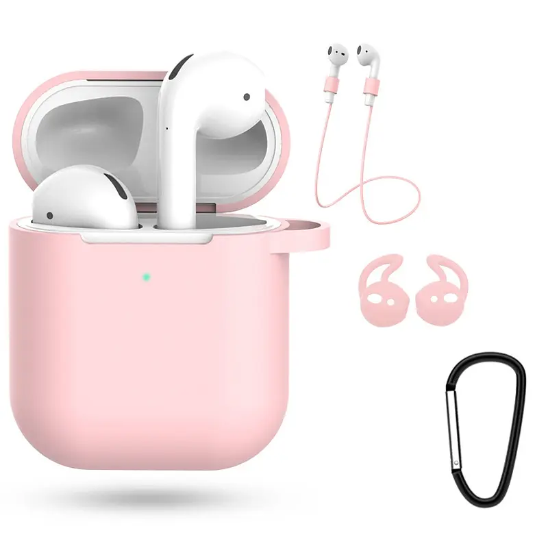 Чохол силіконовий DS Case для Apple AirPods/AirPods 2 Pink (343532333) - фото 2