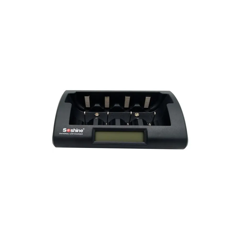 Зарядний пристрій — станція для батарейок Soshine LCD Universal Charger CD-1 - фото 6