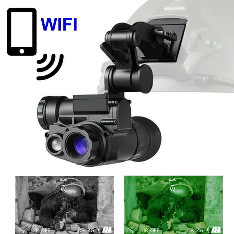 Монокуляр нічного бачення ПНБ з wifi, 6Х зумом та кріпленням на шолом Nectronix NVG10 (100971) - фото 2